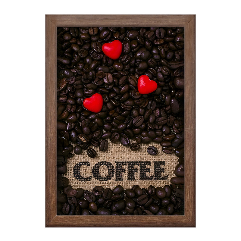 تابلو دنیای قاب طرح Coffee کد F10551