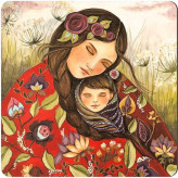 مگنت یخچال سایز 9*9(طرح مادر و فرزند)