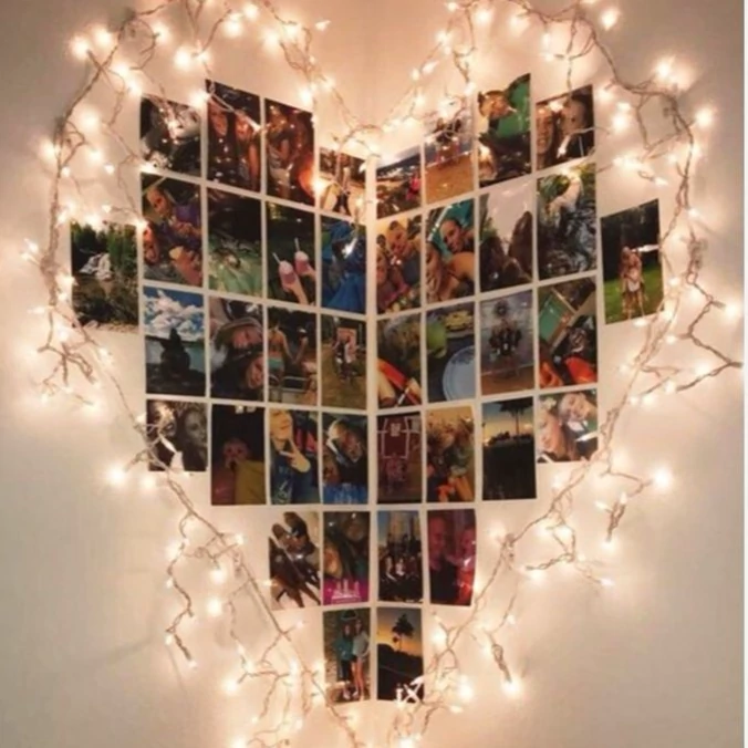 چاپ عکس پک 40عددی مخصوص چیدمان قلبی دیوار (سایز7.10)