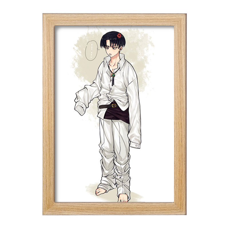 تابلو دنیای قاب مدل لیوای انیمه اتک آن تایتان Attack on Titan  کد 18614