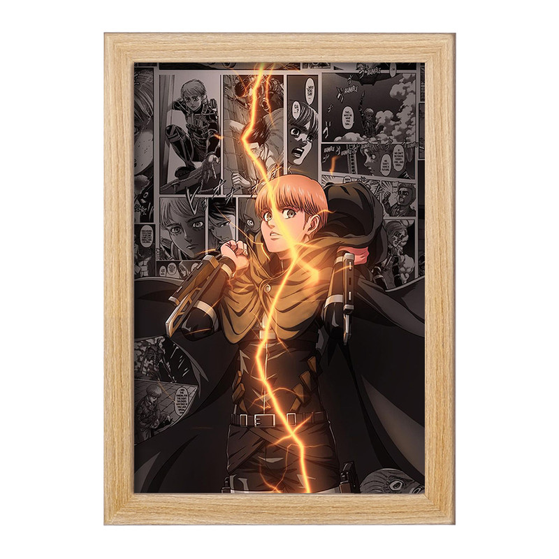 تابلو دنیای قاب مدل آرمین آرلرت انیمه اتک آن تایتان Attack on Titan  کد 10998