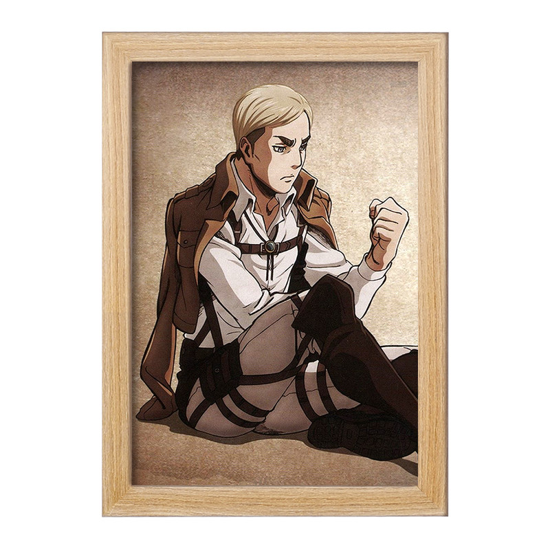 تابلو دنیای قاب مدل اروین اسمیت انیمه اتک آن تایتان Attack on Titan  کد 11013