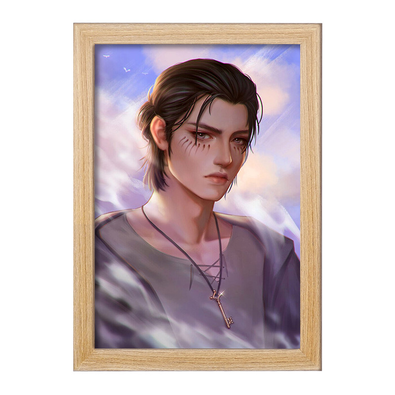 تابلو دنیای قاب مدل ارن یگر انیمه اتک آن تایتان Attack on Titan  کد 11020