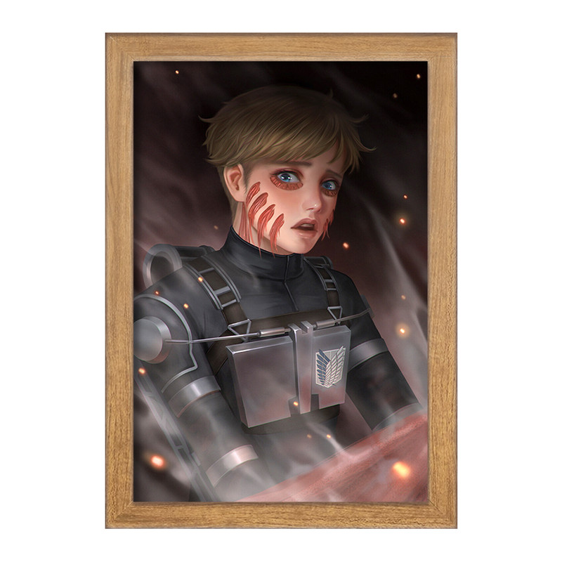 تابلو دنیای قاب مدل آرمین آرلرت انیمه اتک آن تایتان Attack on Titan  کد 10961