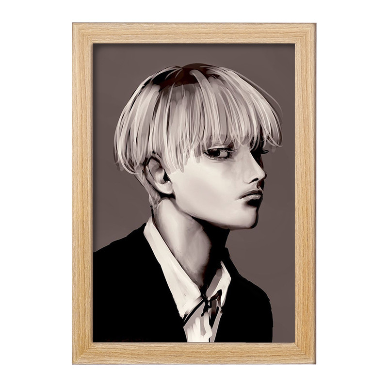 تابلو دنیای قاب مدل ارمین انیمه اتک آن تایتان Attack on Titan  کد 18569