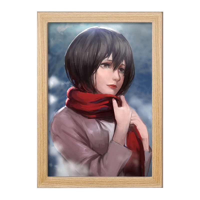 تابلو دنیای قاب مدل میکاسا اکرمن انیمه اتک آن تایتان Attack on Titan  کد 18617