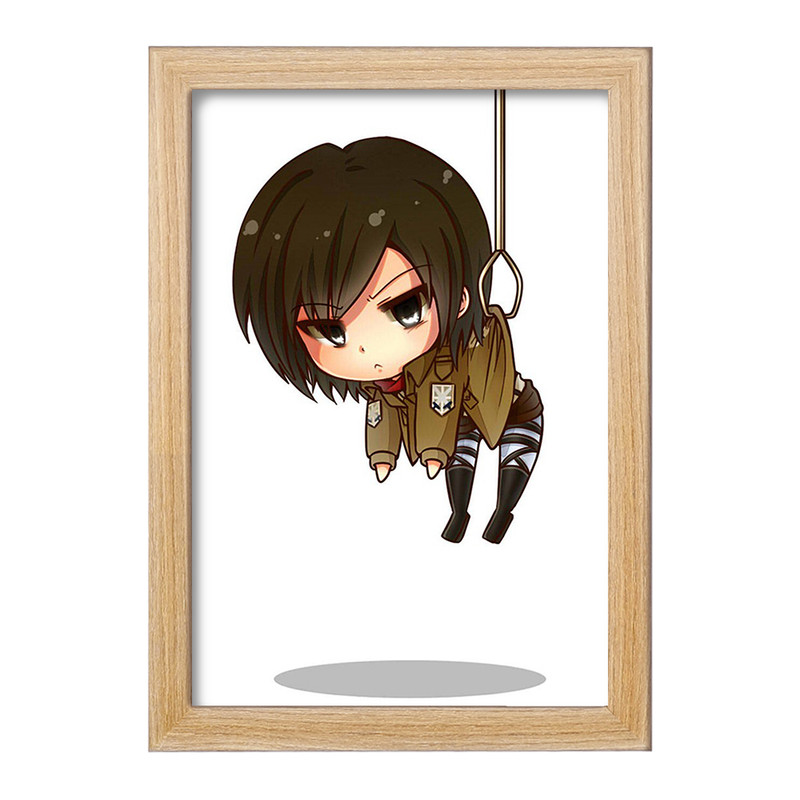 تابلو دنیای قاب مدل میکاسا انیمه اتک آن تایتان Attack on Titan  کد 18561