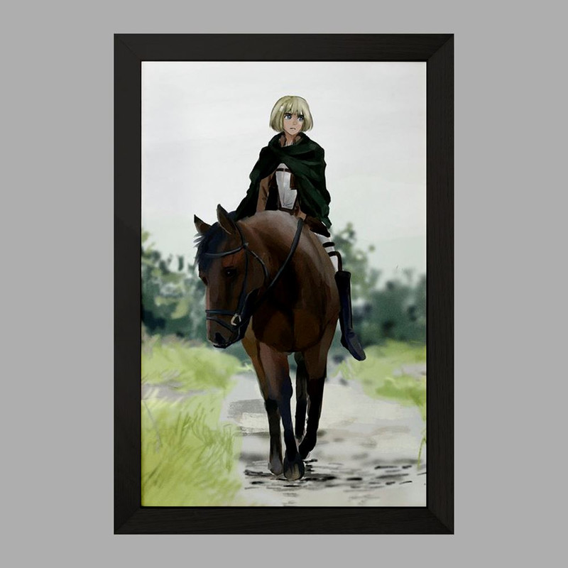 تابلو دنیای قاب مدل ارمین انیمه اتک آن تایتان Attack on Titan  کد 18585