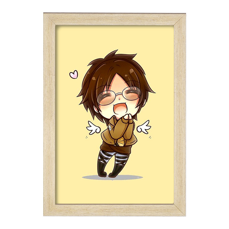 تابلو دنیای قاب مدل هانجی سان انیمه اتک آن تایتان Attack on Titan  کد 11046
