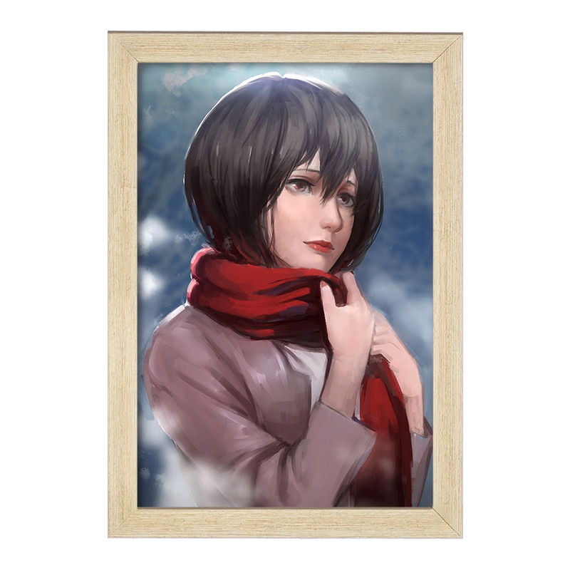 تابلو دنیای قاب مدل میکاسا اکرمن انیمه اتک آن تایتان Attack on Titan  کد 18617