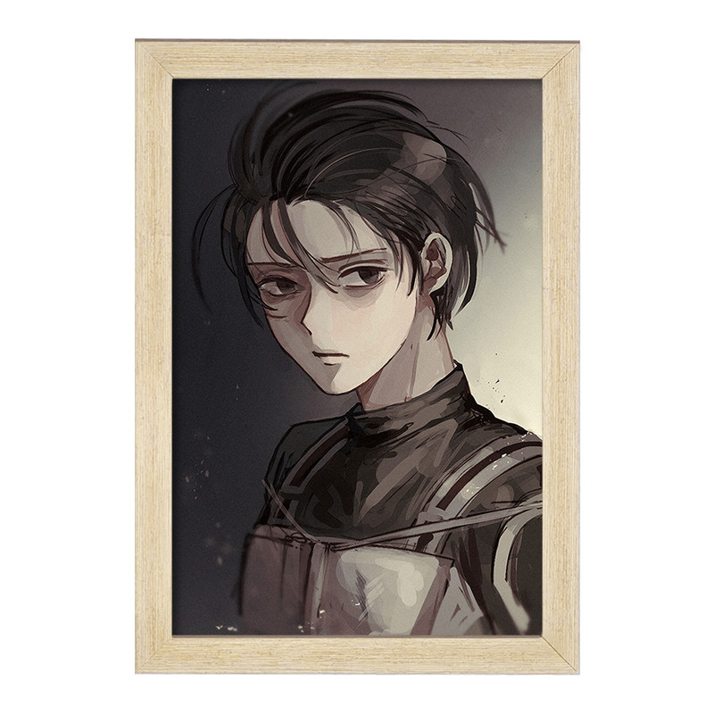 تابلو دنیای قاب مدل میکاسا انیمه اتک آن تایتان Attack on Titan  کد 18605
