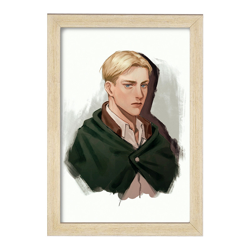 تابلو دنیای قاب مدل اروین اسمیث انیمه اتک آن تایتان Attack on Titan  کد 18589