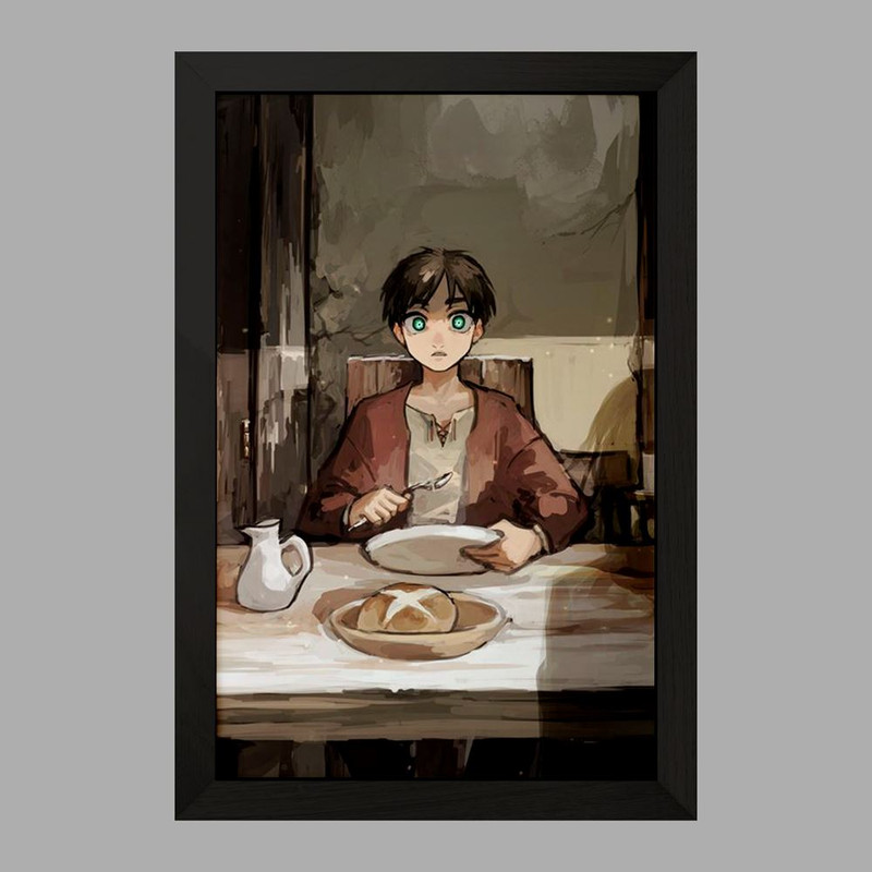 تابلو دنیای قاب مدل ارن یگر انیمه اتک آن تایتان Attack on Titan  کد 18531