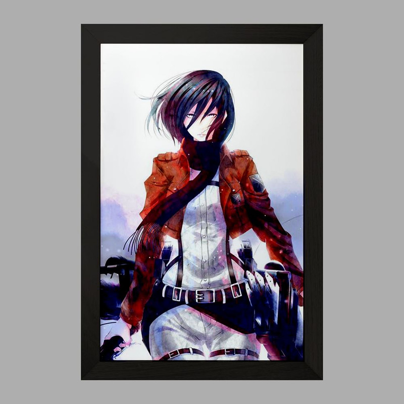 تابلو دنیای قاب مدل میکاسا اکرمن انیمه اتک آن تایتان Attack on Titan  کد 18546