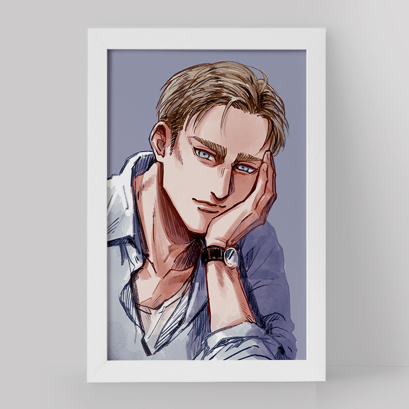 تابلو دنیای قاب مدل اروین اسمیث انیمه اتک آن تایتان Attack on Titan کد 18613