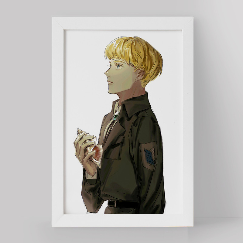 تابلو دنیای قاب مدل ارمین انیمه اتک آن تایتان Attack on Titan کد 18592