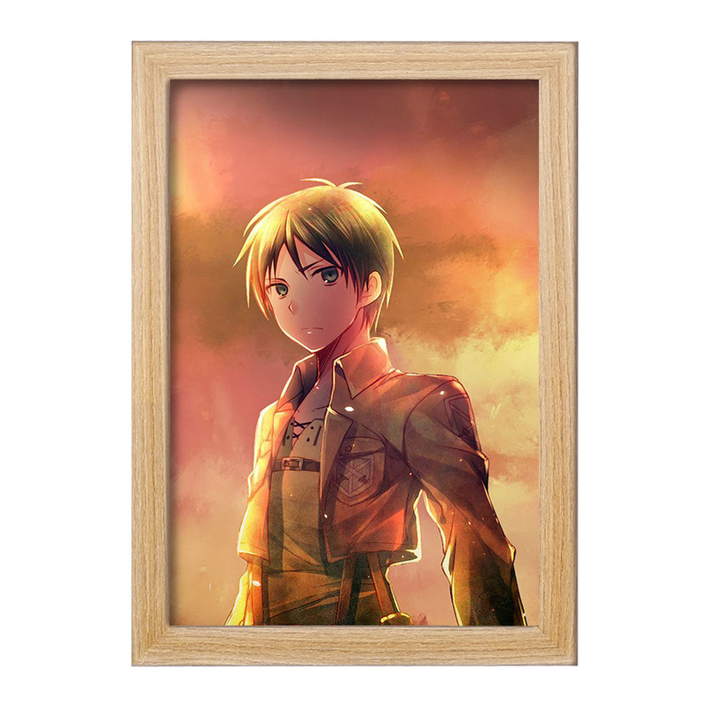 تابلو دنیای قاب مدل ارن یگر انیمه اتک آن تایتان Attack on Titan  کد 11008