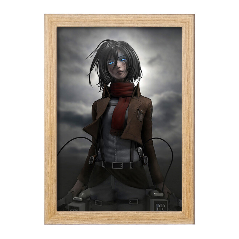 تابلو دنیای قاب مدل میکاسا آکرمن انیمه اتک آن تایتان Attack on Titan  کد 10996