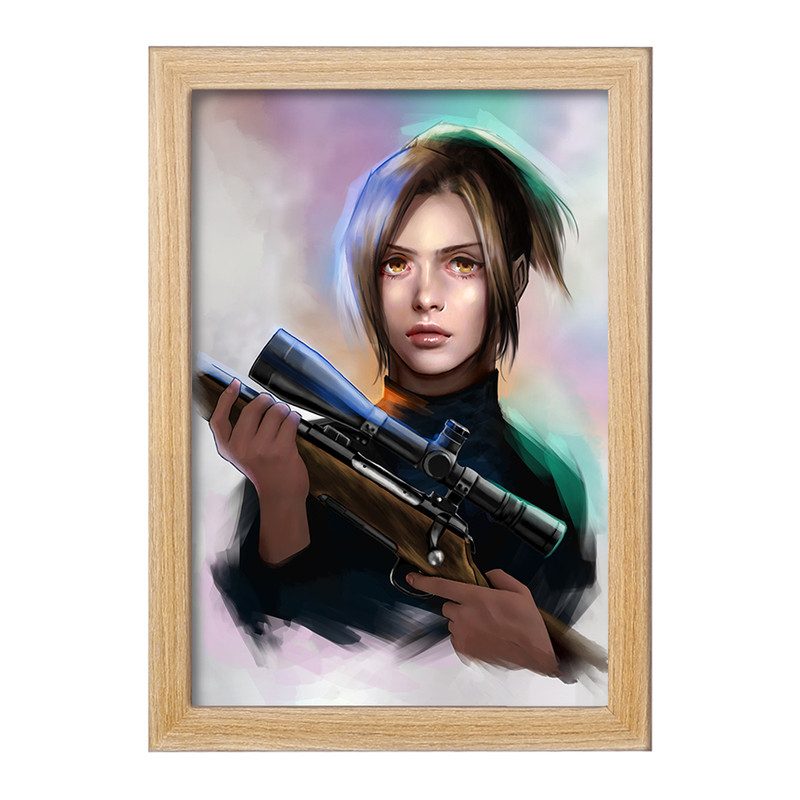 تابلو دنیای قاب مدل ساشا انیمه اتک آن تایتان Attack on Titan  کد 18596