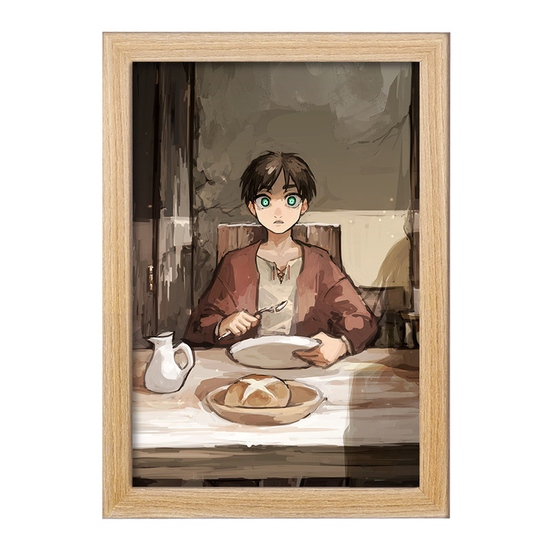 تابلو دنیای قاب مدل ارن یگر انیمه اتک آن تایتان Attack on Titan  کد 18531