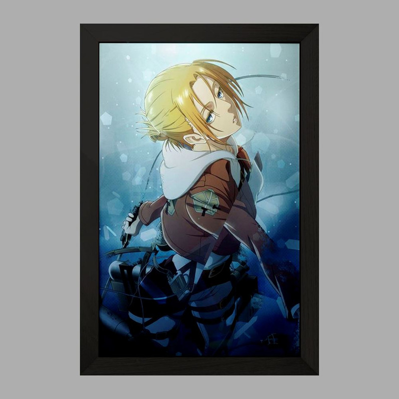 تابلو دنیای قاب مدل آنی لئونهارت انیمه اتک آن تایتان Attack on Titan  کد 10967