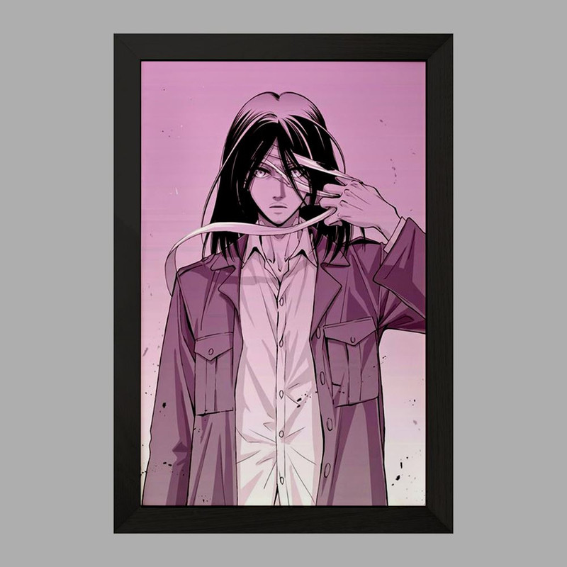 تابلو دنیای قاب مدل ارن یگر انیمه اتک آن تایتان Attack on Titan  کد 10975