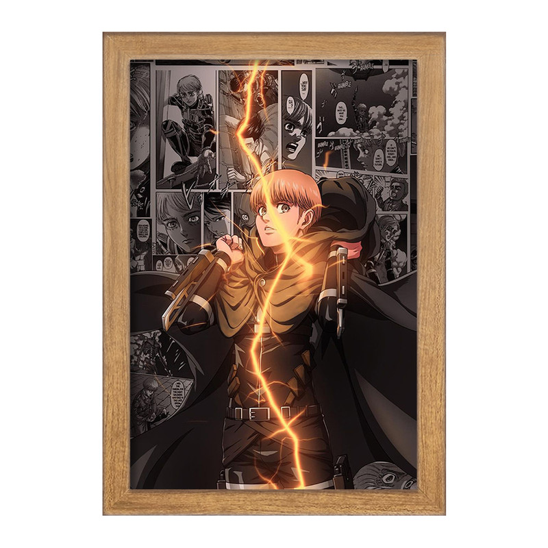 تابلو دنیای قاب مدل آرمین آرلرت انیمه اتک آن تایتان Attack on Titan  کد 10998