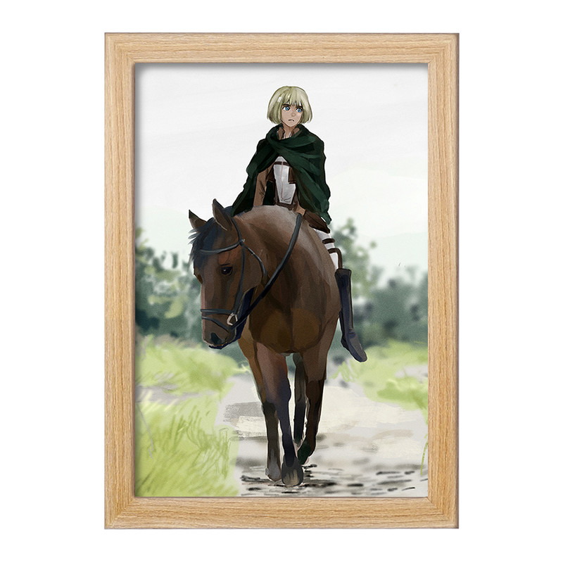 تابلو دنیای قاب مدل ارمین انیمه اتک آن تایتان Attack on Titan  کد 18585