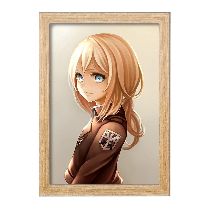 تابلو دنیای قاب مدل هیستوریا انیمه اتک آن تایتان Attack on Titan  کد 18554