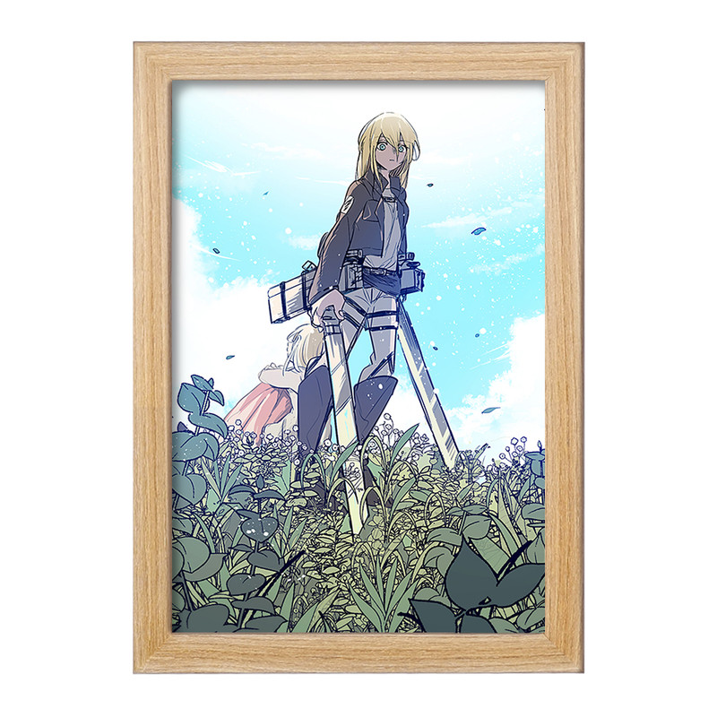 تابلو دنیای قاب مدل هیستوریا انیمه اتک آن تایتان Attack on Titan  کد 18564