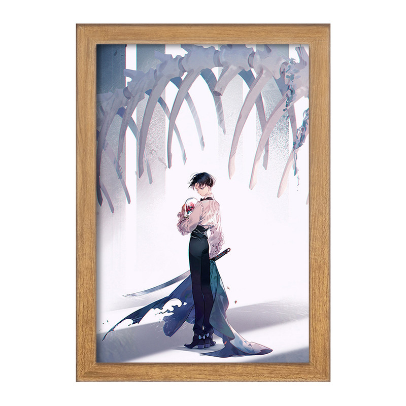 تابلو دنیای قاب مدل لیوای انیمه اتک آن تایتان Attack on Titan  کد 18611