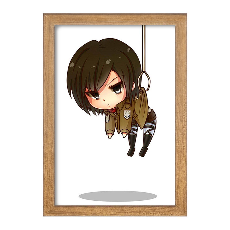 تابلو دنیای قاب مدل میکاسا انیمه اتک آن تایتان Attack on Titan  کد 18561