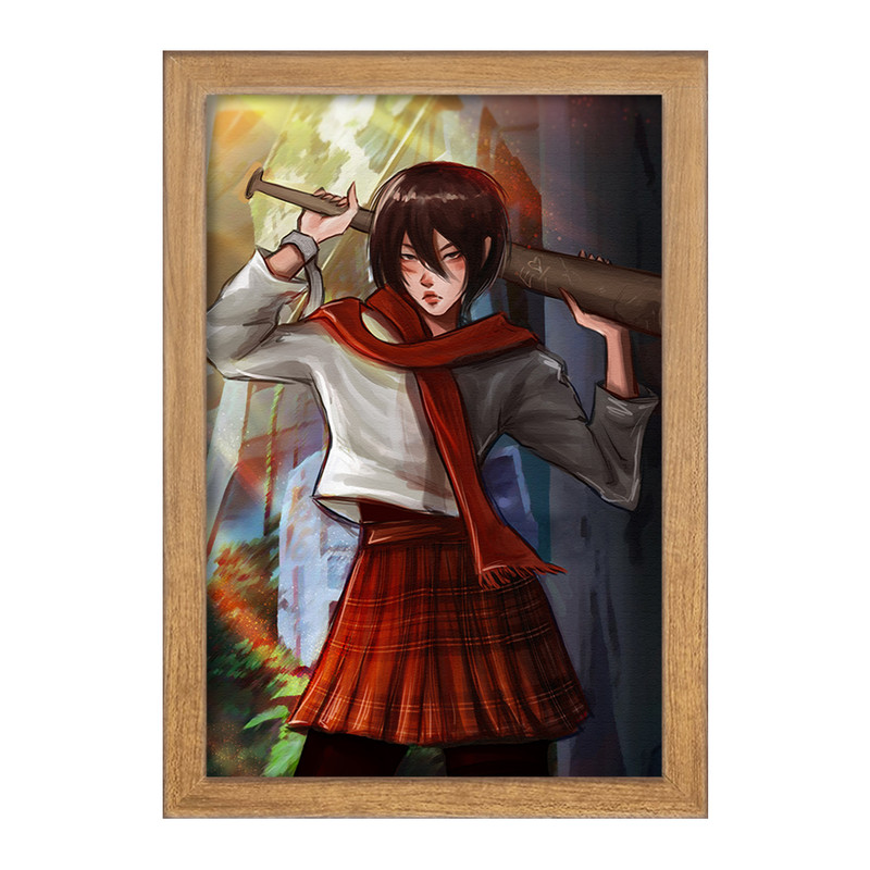 تابلو دنیای قاب مدل میکاسا اکرمن انیمه اتک آن تایتان Attack on Titan  کد 18538