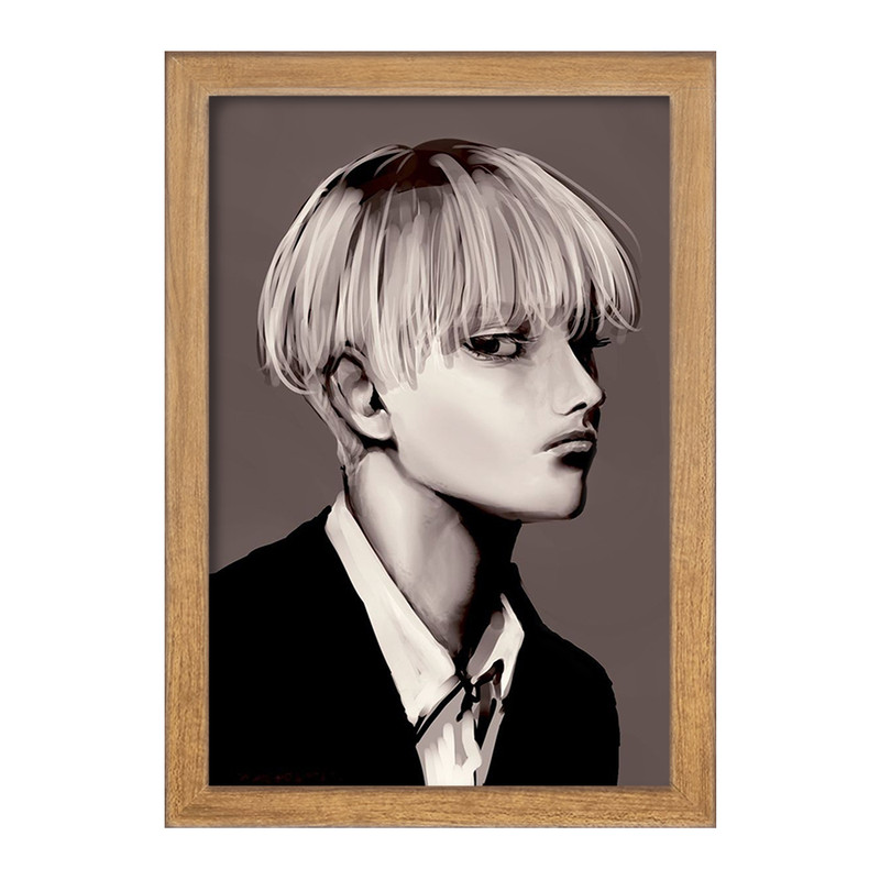 تابلو دنیای قاب مدل ارمین انیمه اتک آن تایتان Attack on Titan  کد 18569