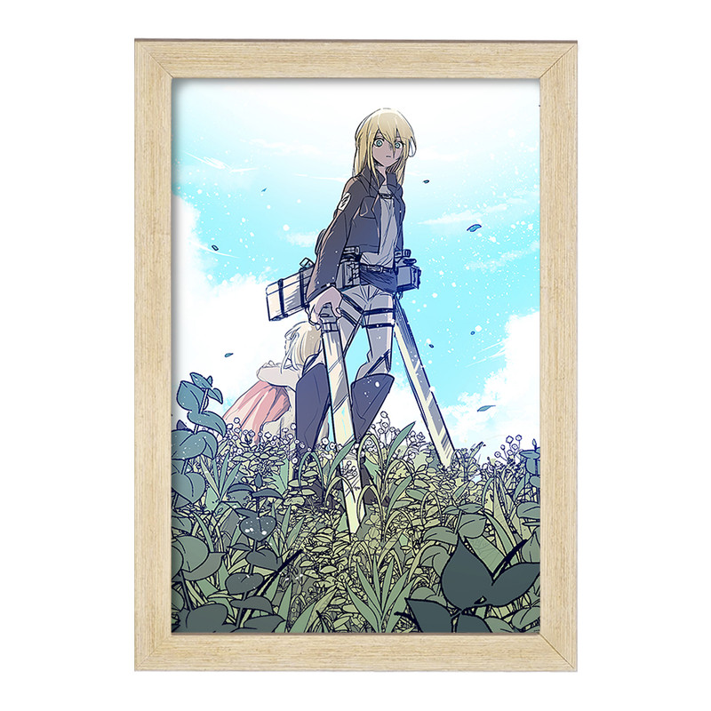 تابلو دنیای قاب مدل هیستوریا انیمه اتک آن تایتان Attack on Titan  کد 18564