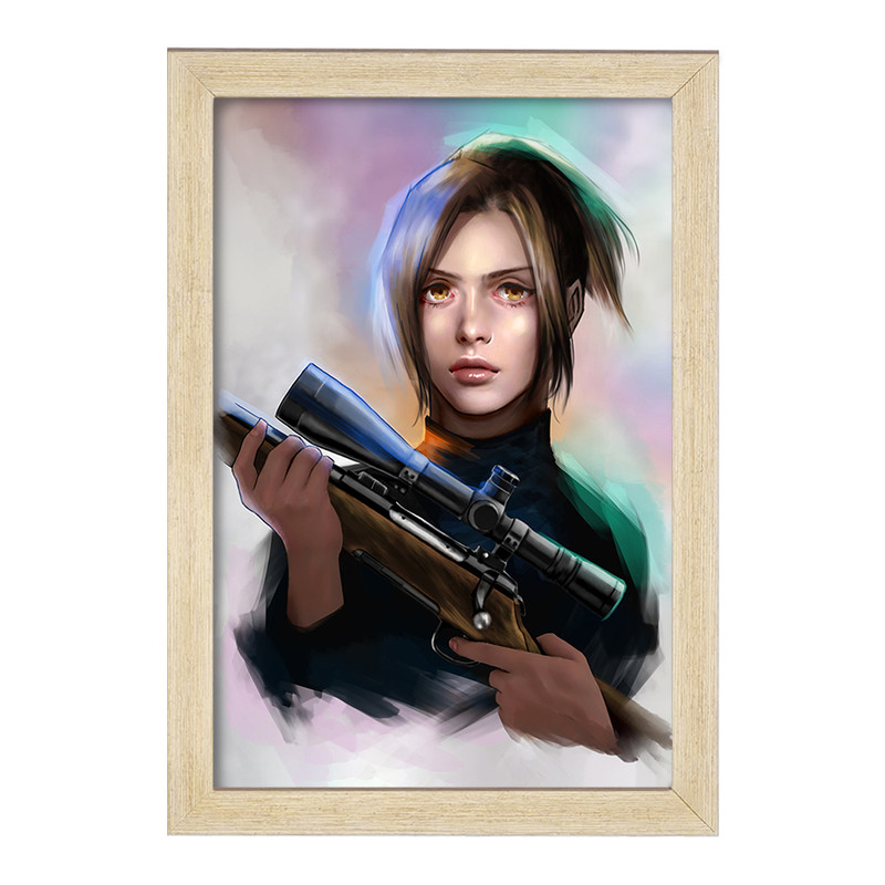 تابلو دنیای قاب مدل ساشا انیمه اتک آن تایتان Attack on Titan  کد 18596