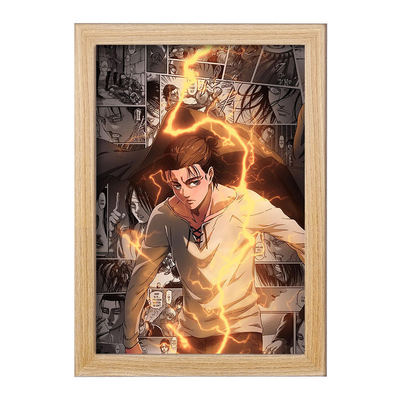 تابلو دنیای قاب مدل ارن یگر انیمه اتک آن تایتان Attack on Titan  کد 10999