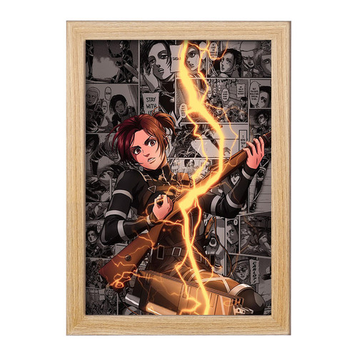 تابلو دنیای قاب مدل ساشا براوس انیمه اتک آن تایتان Attack on Titan کد 10997