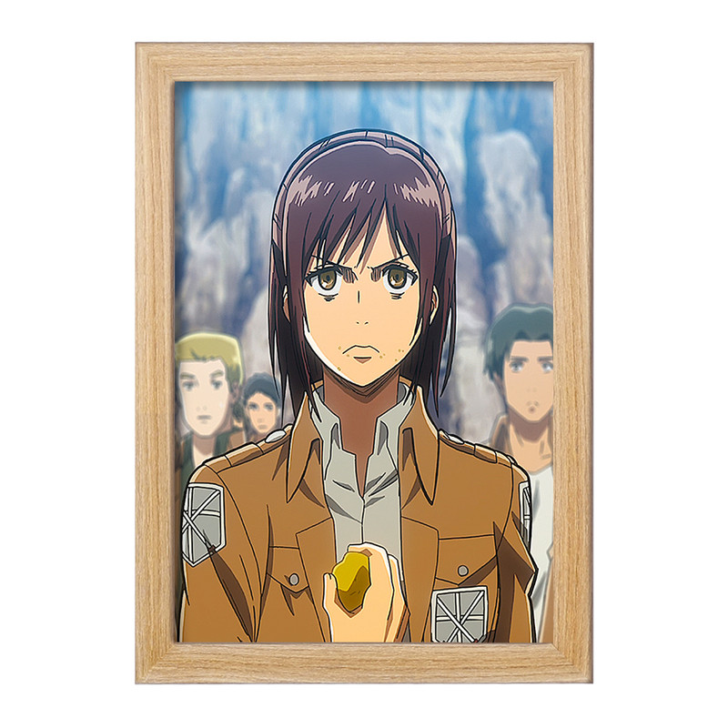 تابلو دنیای قاب مدل ساشا براوس انیمه اتک آن تایتان Attack on Titan  کد 10964