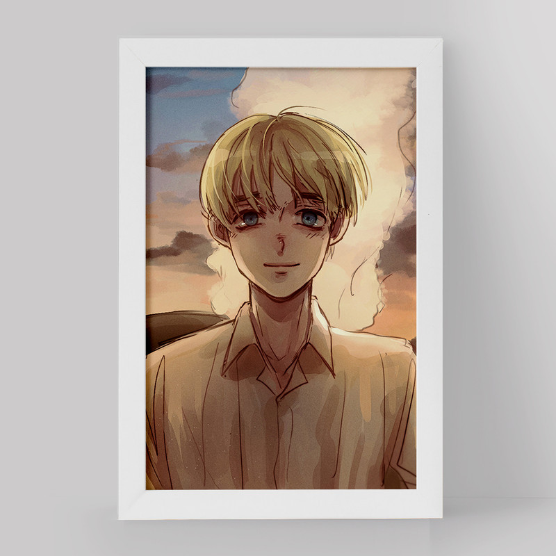 تابلو دنیای قاب مدل ارمین انیمه اتک آن تایتان Attack on Titan کد 18606