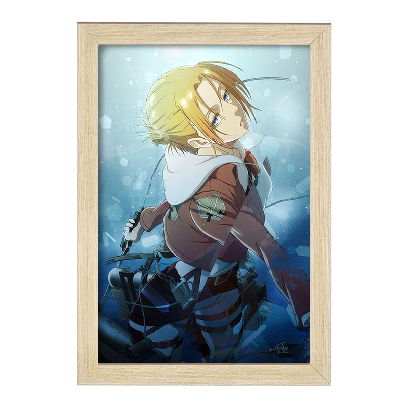 تابلو دنیای قاب مدل آنی لئونهارت انیمه اتک آن تایتان Attack on Titan  کد 10967