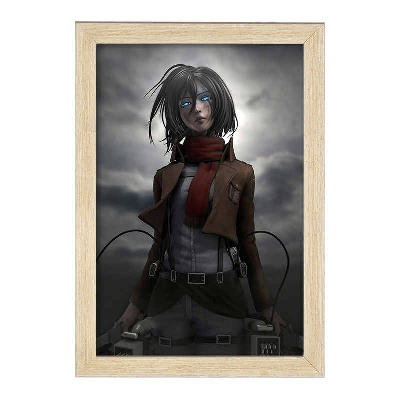 تابلو دنیای قاب مدل میکاسا آکرمن انیمه اتک آن تایتان Attack on Titan  کد 10996