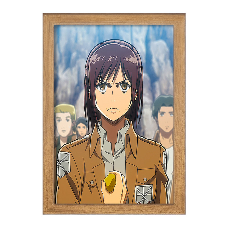 تابلو دنیای قاب مدل ساشا براوس انیمه اتک آن تایتان Attack on Titan  کد 10964