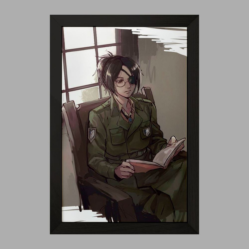 تابلو دنیای قاب مدل هانجی انیمه اتک آن تایتان Attack on Titan  کد 18609