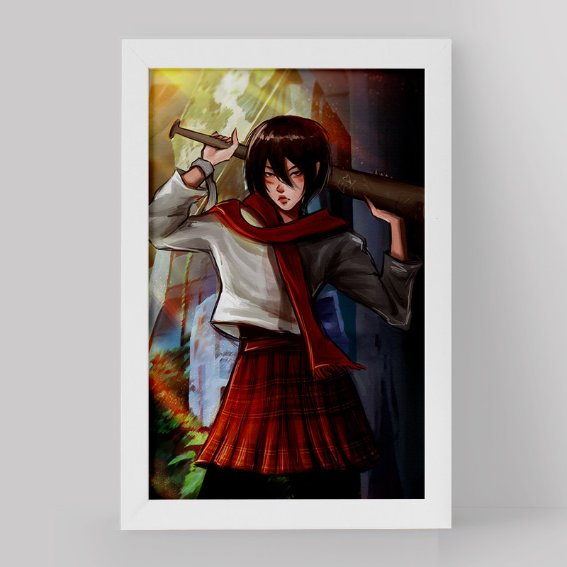 تابلو دنیای قاب مدل میکاسا اکرمن انیمه اتک آن تایتان Attack on Titan کد 18538