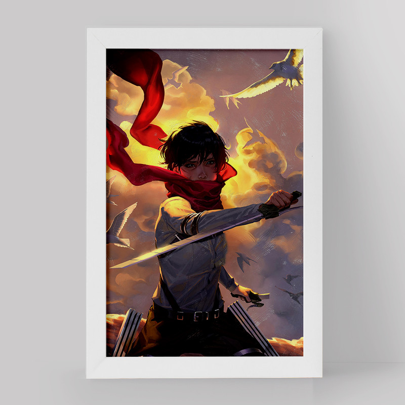 تابلو دنیای قاب مدل میکاسا اکرمن انیمه اتک آن تایتان Attack on Titan کد 18522