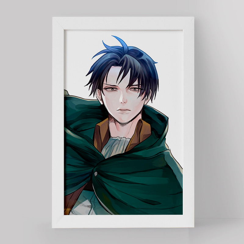تابلو دنیای قاب مدل لیوای انیمه اتک آن تایتان Attack on Titan کد 18628