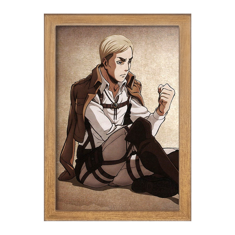 تابلو دنیای قاب مدل اروین اسمیت انیمه اتک آن تایتان Attack on Titan  کد 11013