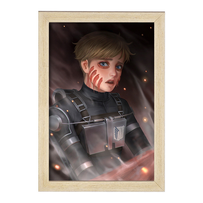 تابلو دنیای قاب مدل آرمین آرلرت انیمه اتک آن تایتان Attack on Titan  کد 10961
