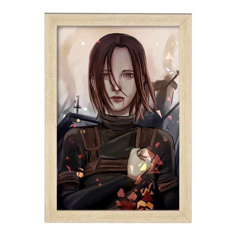 تابلو دنیای قاب مدل ساشا انیمه اتک آن تایتان Attack on Titan  کد 18536